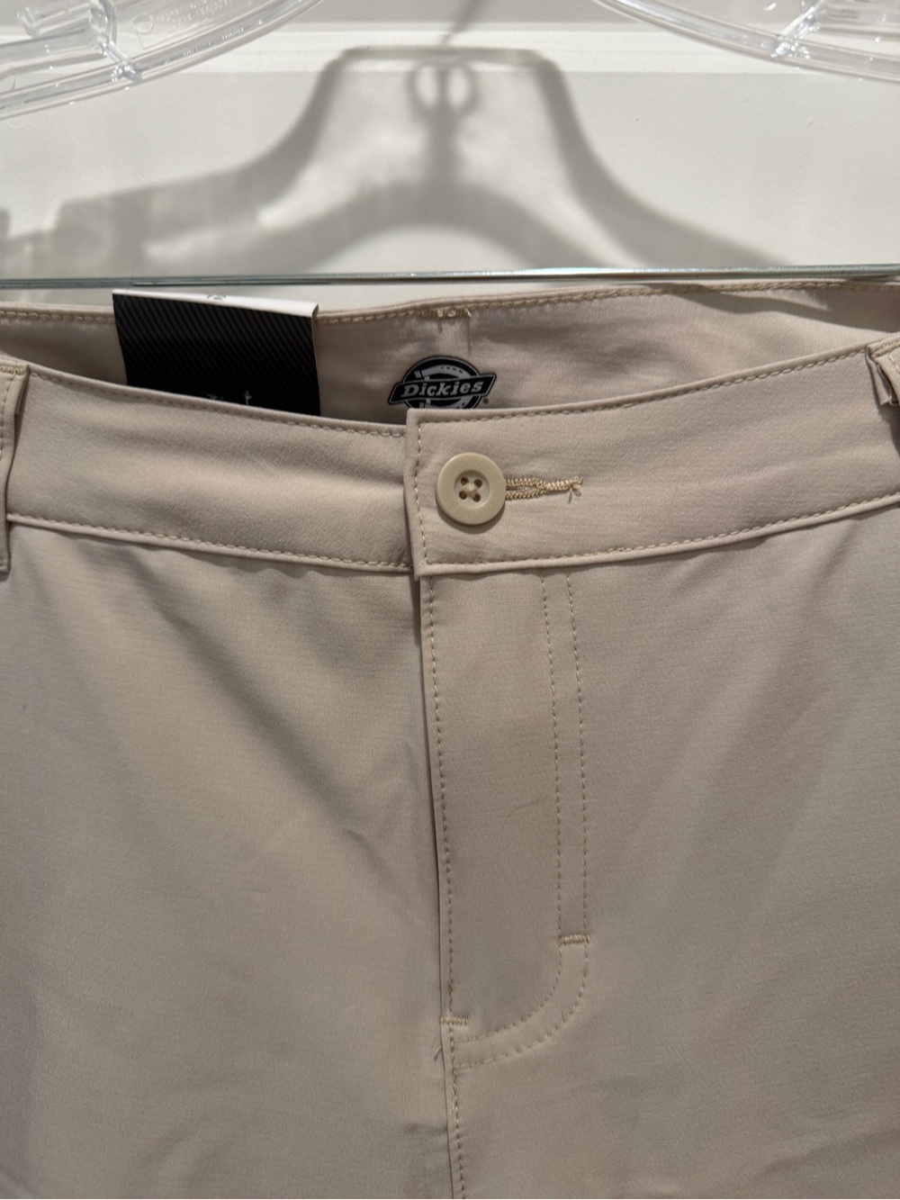 Women’s Dickies Performance Stretch Shorts - Light Beige